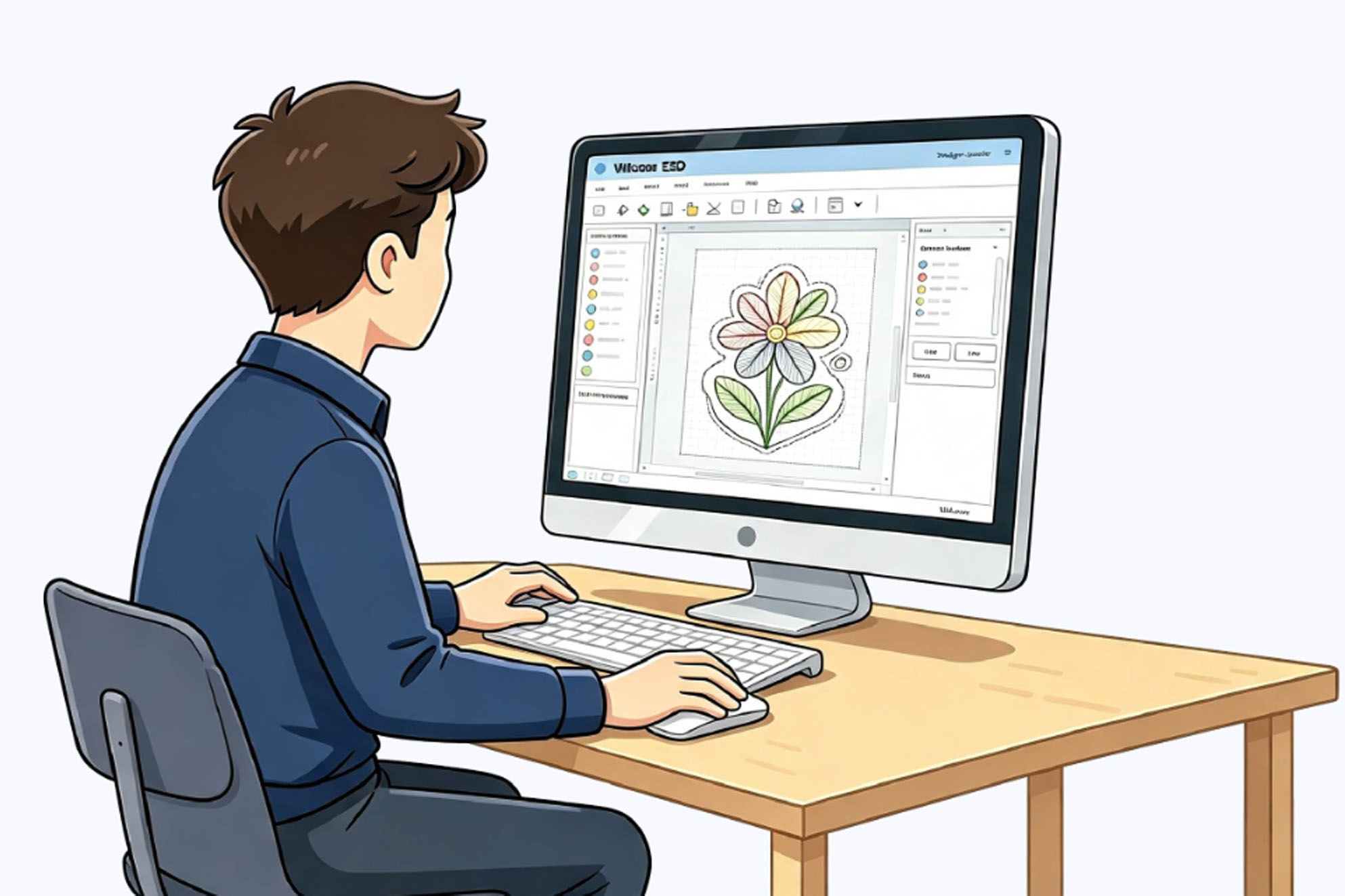 Professional logo digitizing service for embroidery
