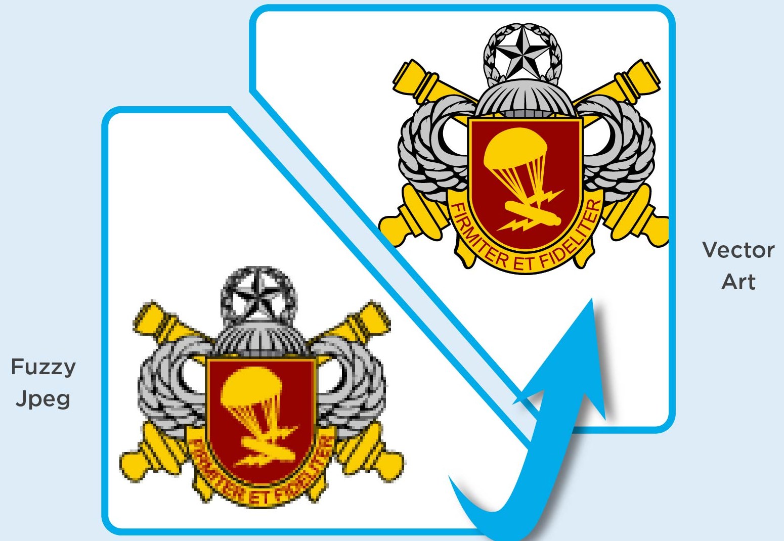 Raster logo to vector artwork